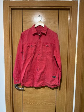 Camisa Calvin Klein Roja Hombre