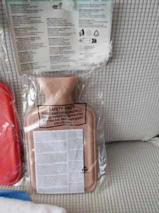3 Bolsas de agua caliente Rieger