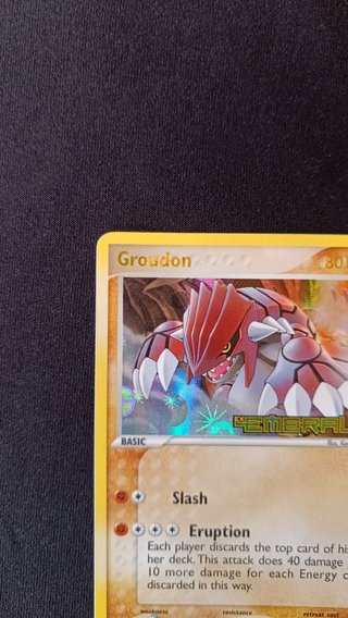 Groudon #14 Reverse Holo Emerald sello PSA