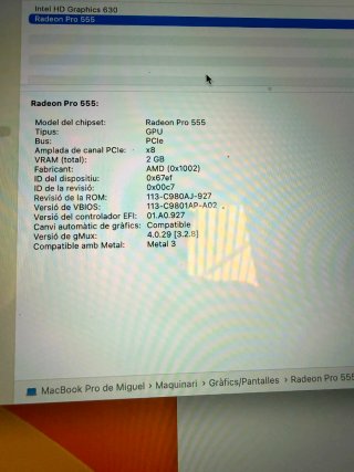 MacBook Pro 15 2017 Intel Core i7