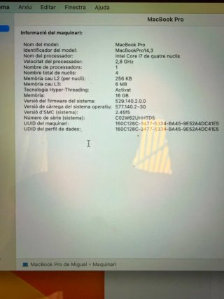 MacBook Pro 15 2017 Intel Core i7