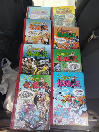 8 tomos cómic super humor mortadelo y Filemón