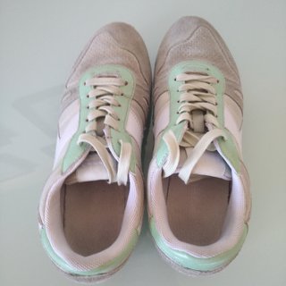 Zapatillas Diadora blanco y verde mujer