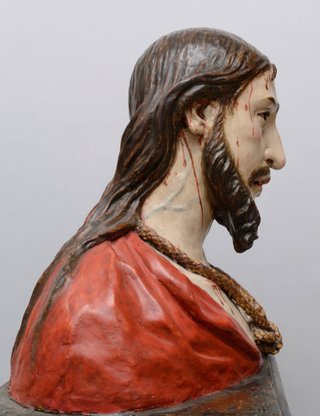 Ecce Homo terracota policromada