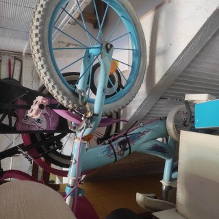 Bicicleta infantil niña azul y rosa