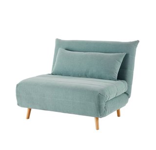 Sillón cama verde aguamarina
