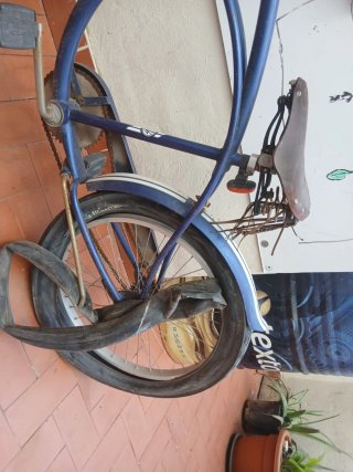 Bicicleta azul