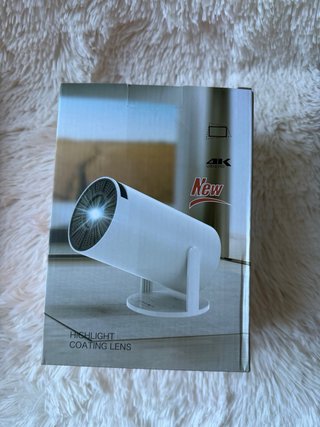 Proyector LED 4K Giratorio Blanco