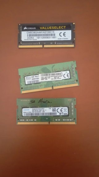 Lotto 3 RAM DDR4 non funzionanti