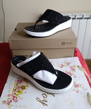Sandalias cuña Clarks Drift Negro Talla 41