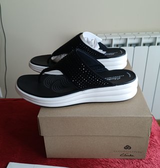 Sandalias cuña Clarks Drift Negro Talla 41