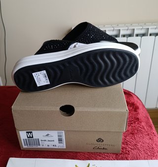 Sandalias cuña Clarks Drift Negro Talla 41