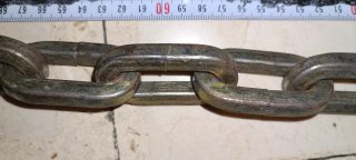 Cadena gruesa para moto