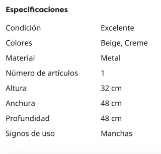 Lámpara colgante beige/blanca