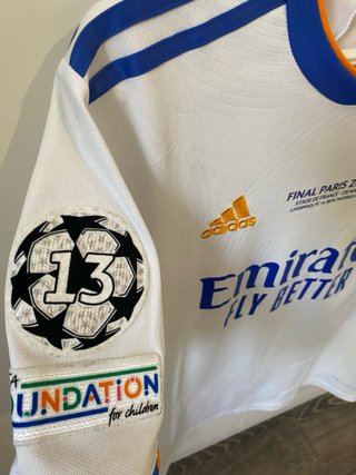 Camiseta Real Madrid 21/22 Final Paris 2022 Adidas