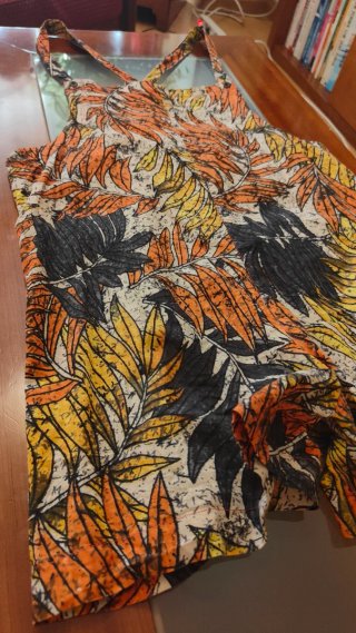 Peto estampado hojas