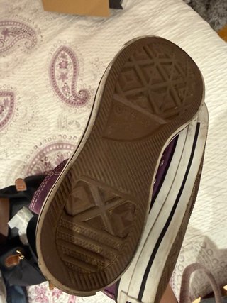 Botas Converse Moradas Talla 38