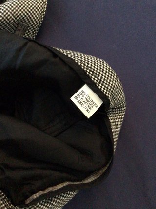 Zara , Shorts a Pied de Poule B/N tg M
