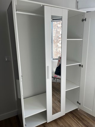 Armario Brimnes 3 puertas blanco
