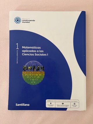 Matemáticas aplicadas a las Ciencias Sociales I