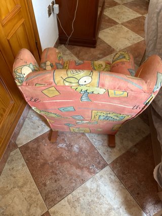 Sillón infantil estampado