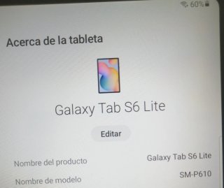 Samsung Galaxy Tab S6 lite para piezas