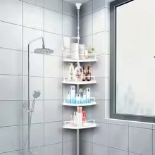 Scaffale angolare doccia regolabile