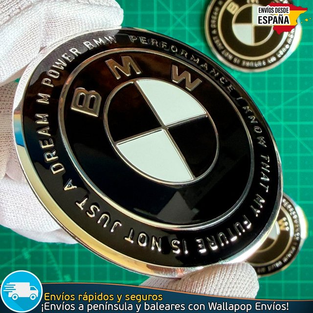 Emblema BMW 60mm M Power Tapacubos Tapas Llantas