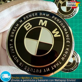 Emblema BMW 60mm M Power Tapacubos Tapas Llantas