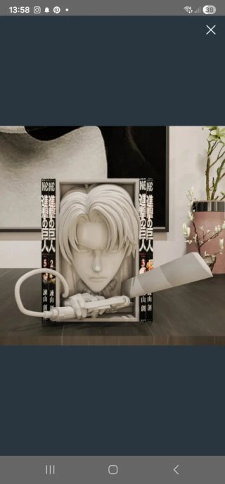 Book Nook Levi Ackerman Attack on Titan