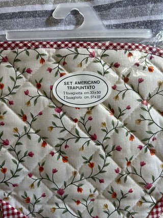 Set americano trapuntato Penelope
