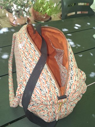 Bolso de viaje estampado