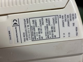 Despiece ac FUJI electric