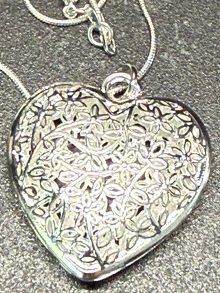 Collar Corazón Plata Mujer