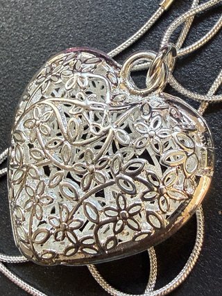 Collar Corazón Plata Mujer