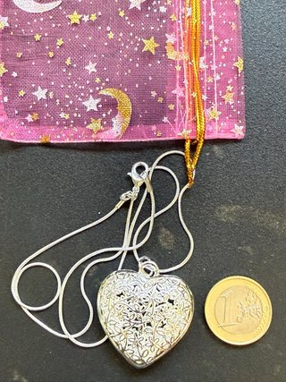 Collar Corazón Plata Mujer