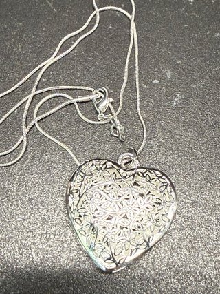 Collar Corazón Plata Mujer