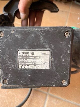 Electrobomba de agua