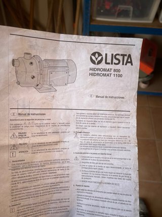 Electrobomba de agua
