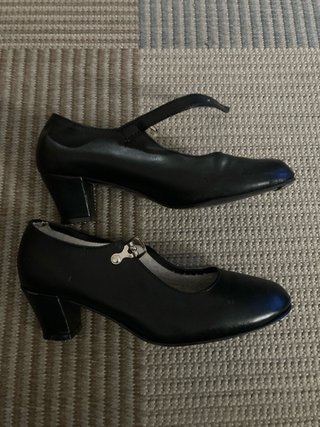Zapatos Flamenco Niña Negros