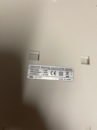 Calcolatrice LEOMAT GS2305 con stampante