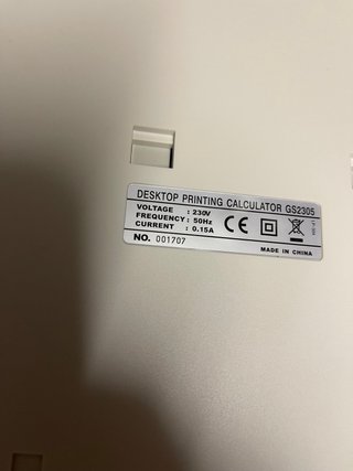 Calcolatrice LEOMAT GS2305 con stampante