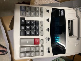 Calcolatrice LEOMAT GS2305 con stampante