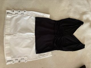 Minifalda Pedro del Hierro y Top negro