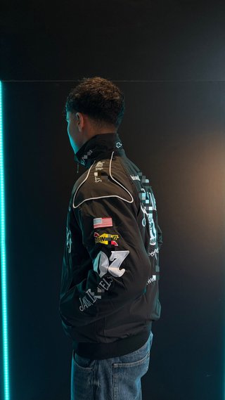 Chaqueta Racing Subaru Negra y Amarilla