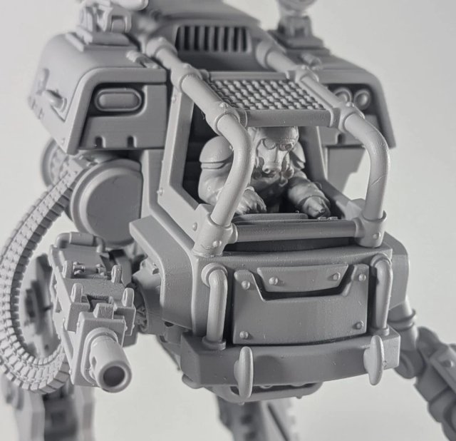 Astra Militarum - Sentinel walker Resina 3D 32m