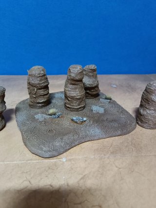 Terreno Rocoso Desierto para warhammer
