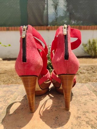 Sandalias plataforma tacón 11cm