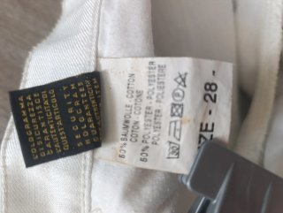 Jeans bianchi dritti Hollywood donna taglia 28