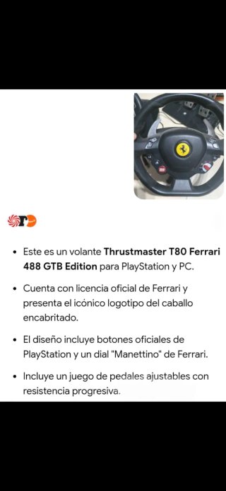 Volante y pedales